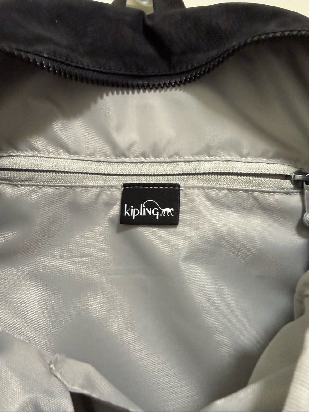 Kipling Black Mini Backpack with Front Pocket - Picture 3 of 4